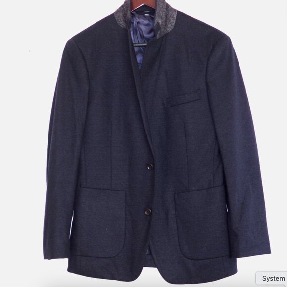 Bonobos navy Knit Stretch Slim Fit Fortex Lanificio Men...
